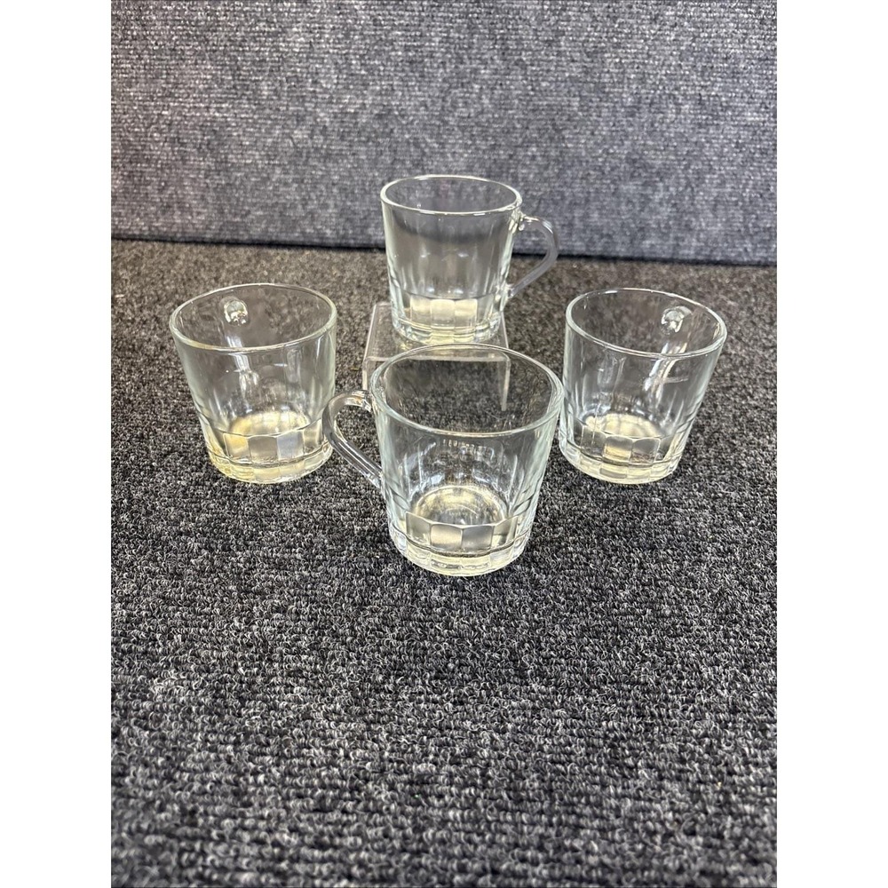 Vtg~Impact Spain~6 oz Cups~Set of 4~MCM~1960s